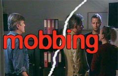 Schriftzug "Mobbing"