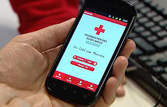 Erste Hilfe Applikation des Roten Kreuz