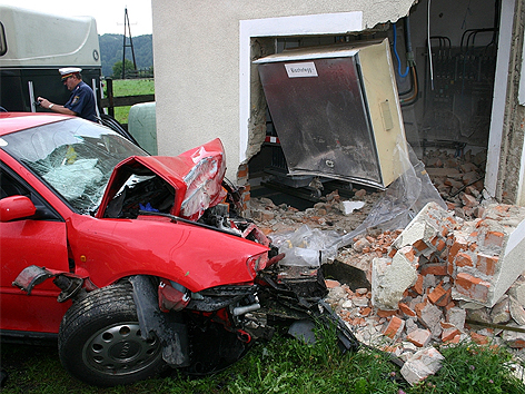 Unfall in Bischofegg