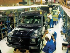 Produktion der Mercedes G-Klasse in Graz