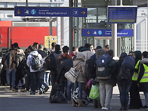 Flüchtlinge am Hauptbahnhof