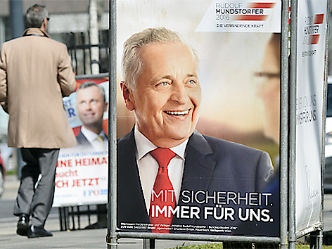 Rudolf Hundstorfer - Wahlplakat