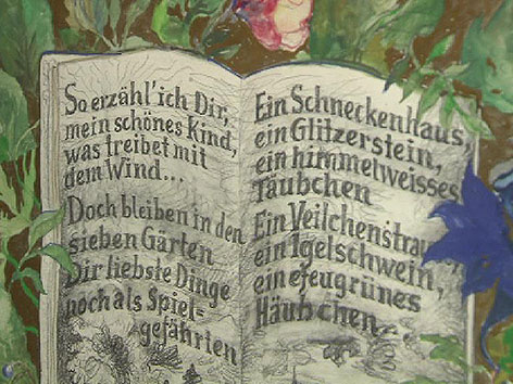 Günter Brus, Ausstellung, Gedicht, Märchenwelt