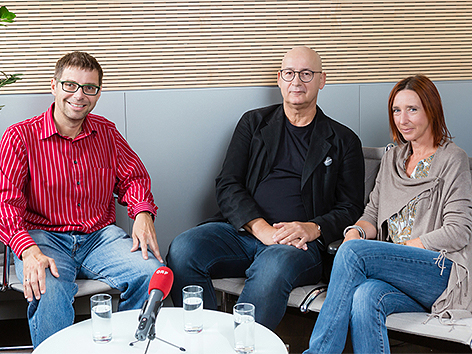 Werner Ranacher, Prof. Michael Lehofer und Sigrid Hroch