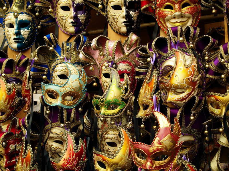 Carnevale di Venezia, Masken