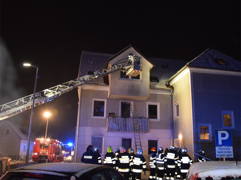 Wohnhausbrand in Eggersdorf